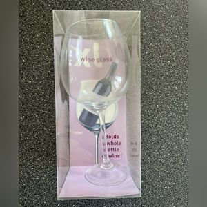 XL Wine Glass Holds a Bottle of Wine